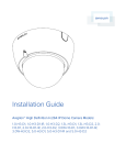 Avigilon 2.0-H3-D2 Installation guide