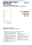 Bosch 520-HN-N Specifications
