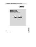 Zanussi ZMU16MXL User manual