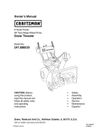 Craftsman 247.888530 Owner's  g Owner`s manual