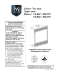 Vermont Castings 43LDVT Operating instructions