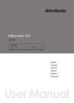 Avermedia 530 User manual