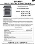 Sharp KB-3411JK Service manual