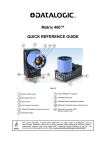 Matrix 400™ QUICK REFERENCE GUIDE