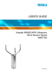 Vaisala WINDCAP WS425 User`s guide