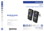 Datalogic Industrial PDA User`s manual