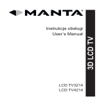 Manta LCD TV4214 User`s manual