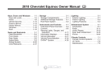 Chevrolet Equinox Technical data
