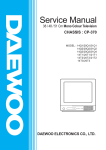 Daewoo 14T1 Service manual