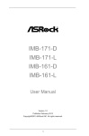 ASROCK IMB-161-L User manual