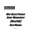 Promise Technology PAM User manual