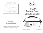 Wolfgang Puck BRON0118 Operating instructions