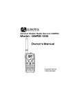 Audiovox GMRS1545CH Owner`s manual