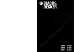 Black & Decker GT260 Instruction manual