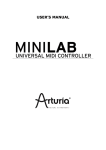 Arturia Analog Factory 2.5 User's User`s manual