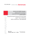 Renesas SuperH R0E572850CFK00 User`s manual