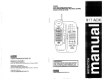 VTech 917ADX Operating instructions