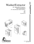 Alliance Laundry Systems 1336 Specifications