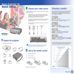 Epson PowerLite S4 User`s guide