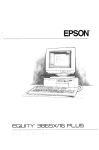 Epson 3865X Plus User`s guide