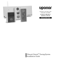 Uponor Climate Control Zoning System Installation guide