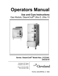 Cleveland 24-CGA-10 Owner`s manual
