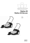 Windsor Radius 28 DeLuxe Operating instructions