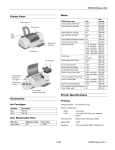 Epson C62 Specifications