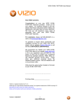 Vizio GV46L User manual