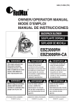 Zenoah EBZ3000RH-CA Specifications