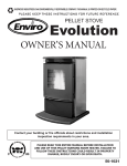 Enviro 50-1021 Owner`s manual