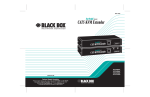 ServSwitch ACU1001A Specifications