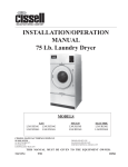 Cissell L36URS36G Specifications