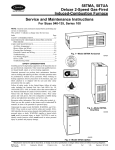 Carrier 2-STAGE 58TMA Instruction manual