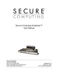 Secure Computing SG570 User manual