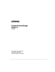 Compaq ProLiant Storage System U1 User guide