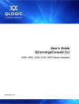 Qlogic QConvergeConsole CLI 8200 Series User`s guide