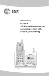 AT&T EL42108 User`s manual