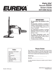 Eureka 3670-3695 Specifications