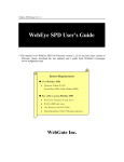 WebGate WebEye A10 User`s guide