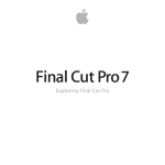 Apple Final Cut Pro 5 User manual