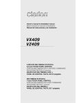 Clarion VZ409 Owner`s manual