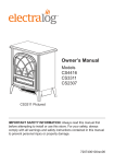 Dimplex COMPACT FIREPLACE Owner`s manual
