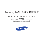 Samsung SPH-M950 User manual