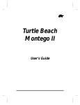 Voyetra Turtle Beach Montego II Quadzilla User`s guide