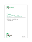 VBrick Systems Portal Server ETV v4.1 User guide