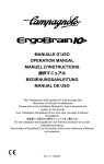 CAMPAGNOLO ErgoBrain 10 Installation manual