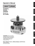 Craftsman 351.215000 Operator`s manual