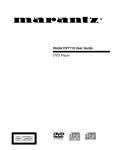 Marantz DV7110 User guide