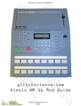 Alesis HR-16 Service manual